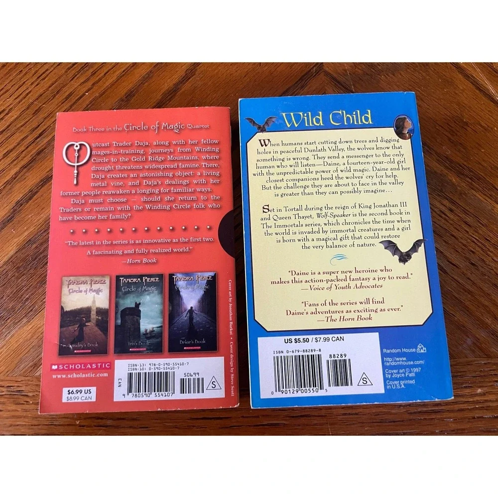Tamora Pierce Wolf-Speaker The Immortals 2 Daja's Book‎ Circle of Magic 3